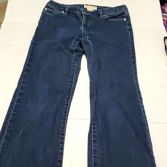 Michael Michael Kors Sausilito Dark Wash Mid/Low Rise Western Bootcut Jeans - Picture 2 of 12